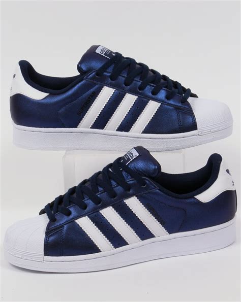 all blue adidas superstar